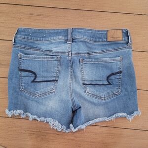 American Eagle Midi Super Stretch  Jean Shorts ** Size  10 **
